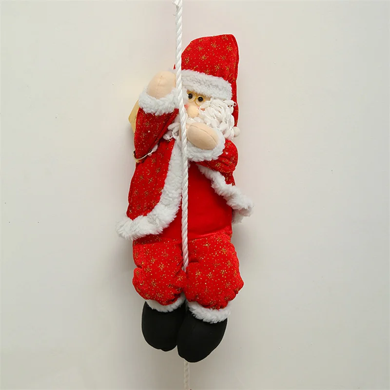 22/30cm Christmas Decoration Rope Climbing Santa Claus Doll Pendant Shopping Mall Window Layout Hanging Merry Xmas Ornaments
22/30cm Christmas Decoration Rope Climbing Santa Claus Doll Pendant Shopping Mall Window Layout Hanging Merry Xmas Ornaments