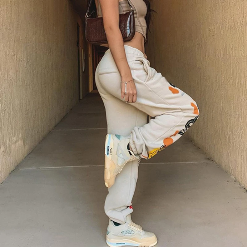 Fashion Women's Casual Loose Sweatpants Elastic Waist Drawstring Graphic Print Jogger Pants
Fashion Women's Casual Loose Sweatpants Elastic Waist Drawstring Graphic Print Jogger Pants