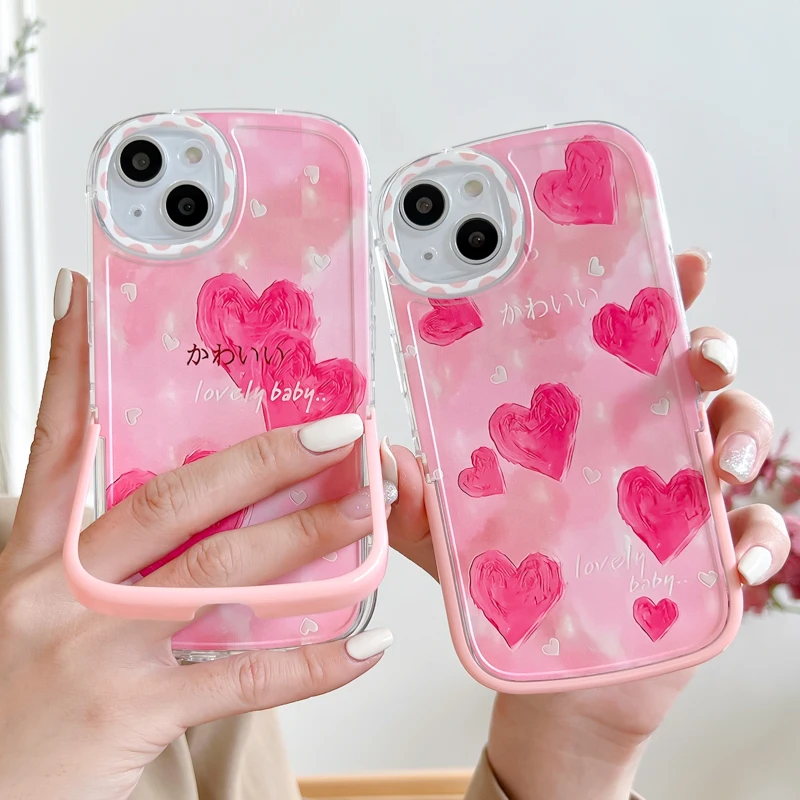 Cute Love Heart Phone Case for iPhone 11 12 13 mini pro XS MAX 8 7 Plus X XR Cover
Cute Love Heart Phone Case for iPhone 11 12 13 mini pro XS MAX 8 7 Plus X XR Cover