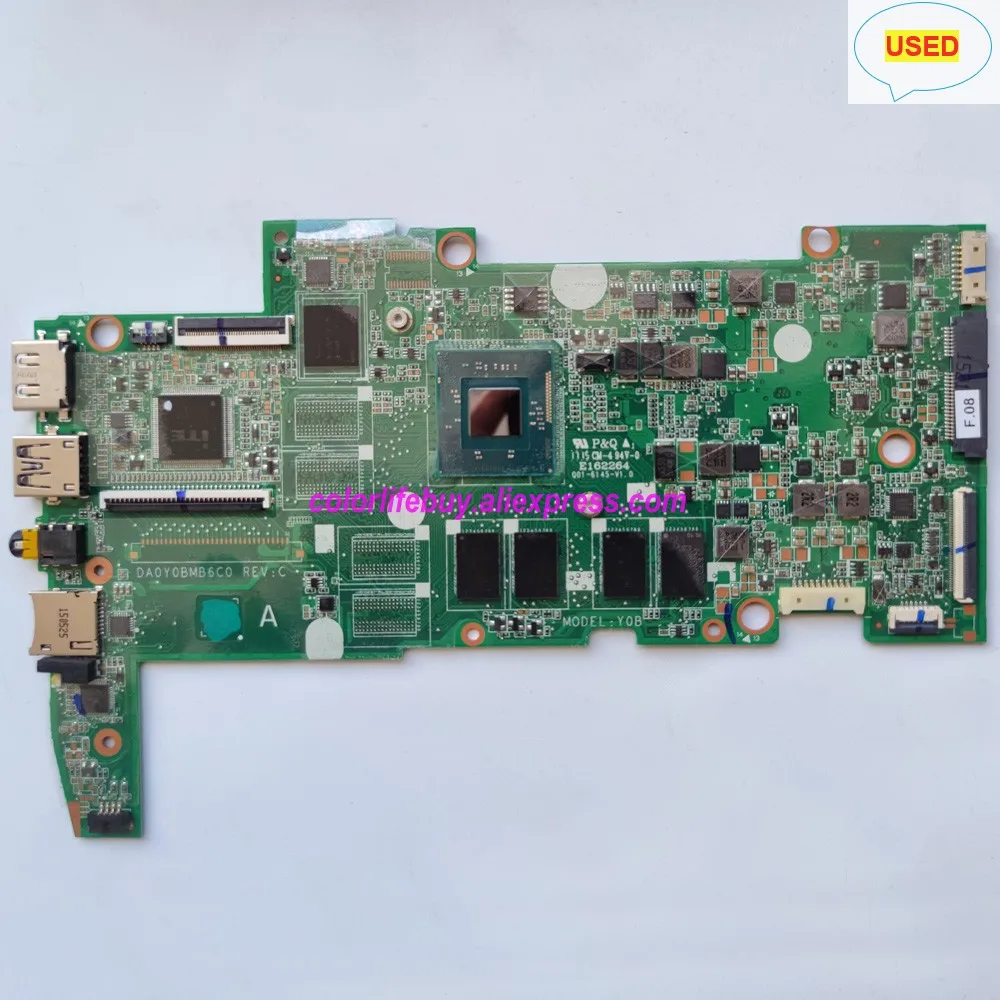 Оригинальная б/у материнская плата для ноутбука 792785-001 N2840 CPU 2 Гб RAM 32 Гб eMMC DA0Y0BMB6C0 792785-501 для HP STREAM 13-C
Оригинальная б/у материнская плата для ноутбука 792785-001 N2840 CPU 2 Гб RAM 32 Гб eMMC DA0Y0BMB6C0 792785-501 для HP STREAM 13-C
