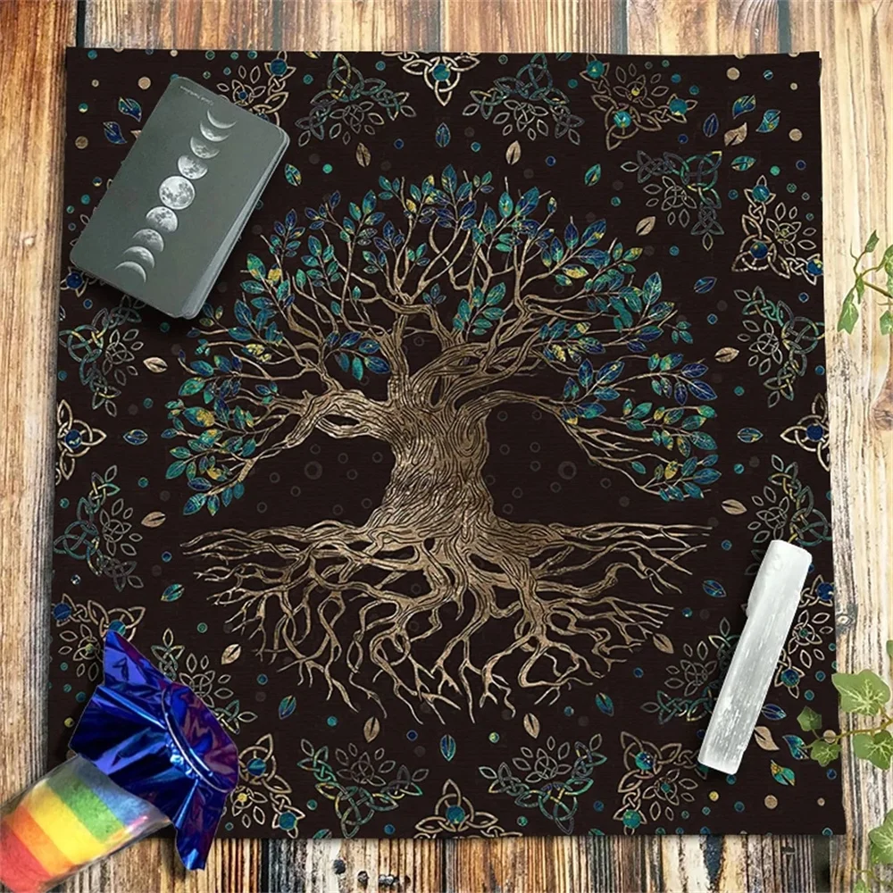 Tree of Life Tarot Tablecloth Altar Cloth Pagan Spiritual Pendulum Witchcraft Astrology Oracle Cards Pads for Room Home Decor
Tree of Life Tarot Tablecloth Altar Cloth Pagan Spiritual Pendulum Witchcraft Astrology Oracle Cards Pads for Room Home Decor