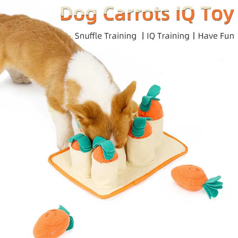 Carrots Pet Dog Snuffle Mat Toy interactive Training Iq Puzzle Dog Toy Slow Feeder Mat Food Dispenser Container Toy Playing Game
Carrots Pet Dog Snuffle Mat Toy interactive Training Iq Puzzle Dog Toy Slow Feeder Mat Food Dispenser Container Toy Playing Game