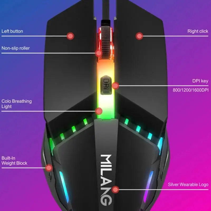 Rgb Pc Gaming Mouse Portable Usb Usb Wired Game Mouse 4 Key Mice Led Wired Mouse For Desktop Laptop Computer
Rgb Pc Gaming Mouse Portable Usb Usb Wired Game Mouse 4 Key Mice Led Wired Mouse For Desktop Laptop Computer