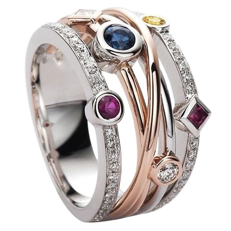 Female Finger Ring Fashion Cross Jewelry White/Yellow Blue/Rose Red CZ Shine Stone кольцо Evening Party Accessories Stylish Gift
Female Finger Ring Fashion Cross Jewelry White/Yellow Blue/Rose Red CZ Shine Stone кольцо Evening Party Accessories Stylish Gift