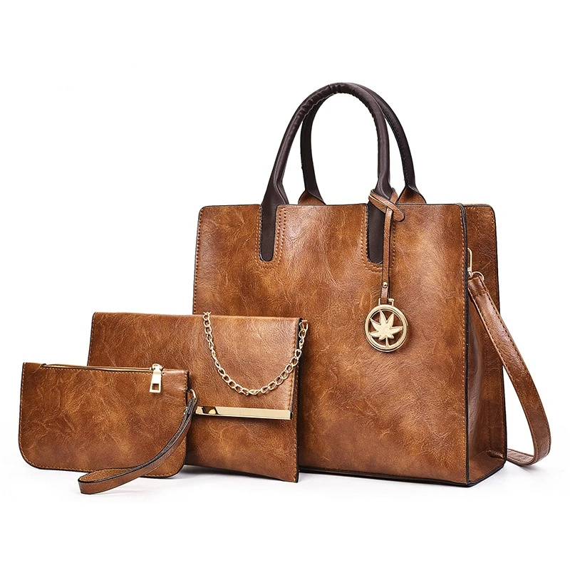 3 Piece Set Women's Tote Bag Fashion All-match Messenger Waterproof Handbag Retro Mother Bag Shopping Single Shoulder Mini Bags
3 Piece Set Women's Tote Bag Fashion All-match Messenger Waterproof Handbag Retro Mother Bag Shopping Single Shoulder Mini Bags