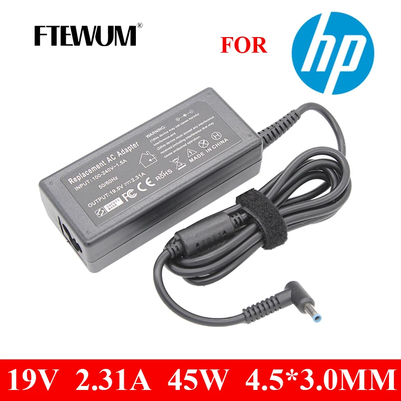 

Charger 45W 19.5V 2.31 4.5*3.0mm Laptop Adapter For HP Stream X360 11 13 14 Series 740015-001 740015-002 741727-001 HSTNN-CA LA