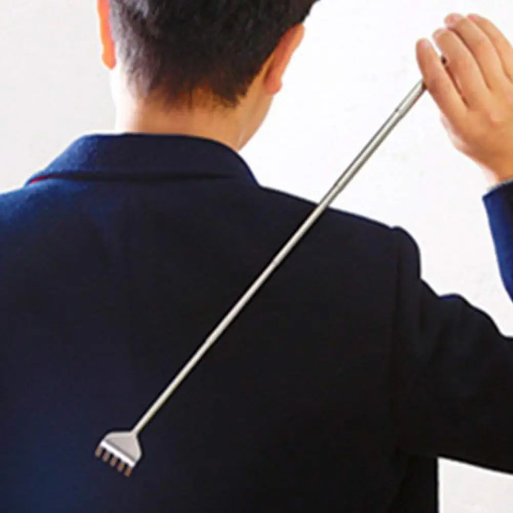 Scratcher Stick Telescopic Handle Eliminating Back Itching Stainless Steel Extendable Back Scratcher with Pocket Clip for Home
Scratcher Stick Telescopic Handle Eliminating Back Itching Stainless Steel Extendable Back Scratcher with Pocket Clip for Home