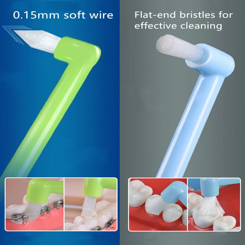 Hot Orthodontic Tooth Brush Interdental Tooth Brush Small Head Soft Hair Correction Teeth Braces Dental Floss Oral Tooth care
Hot Orthodontic Tooth Brush Interdental Tooth Brush Small Head Soft Hair Correction Teeth Braces Dental Floss Oral Tooth care