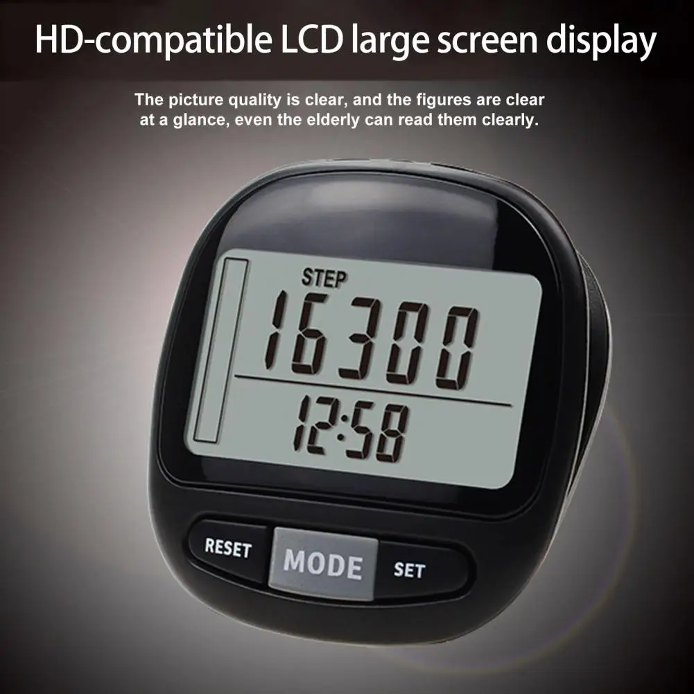 Pedometer Portable LCD Large Screen Sleeping Mode LCD Large Screen Pedometer Outdoor Sports
Pedometer Portable LCD Large Screen Sleeping Mode LCD Large Screen Pedometer Outdoor Sports