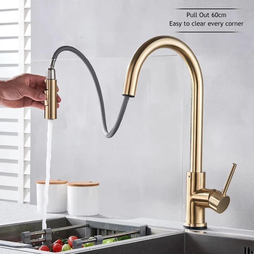 Kitchen Faucet Faucets Single Hole Pull Out Spout Kitchen Sink Mixer Tap Stream Sprayer Head Hot Cold Water Taps Deck Mounted
Kitchen Faucet Faucets Single Hole Pull Out Spout Kitchen Sink Mixer Tap Stream Sprayer Head Hot Cold Water Taps Deck Mounted