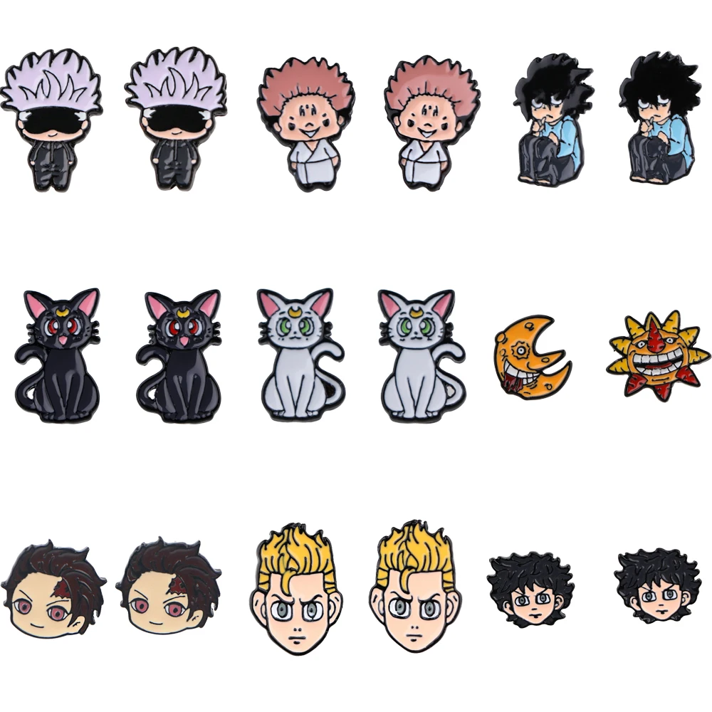 Cartoon Cute Art Enamel Studs Earrings for Women Girls Cartoon Anime Unusual Earrings Manga New Fashion Jewelry Wholesale
Cartoon Cute Art Enamel Studs Earrings for Women Girls Cartoon Anime Unusual Earrings Manga New Fashion Jewelry Wholesale