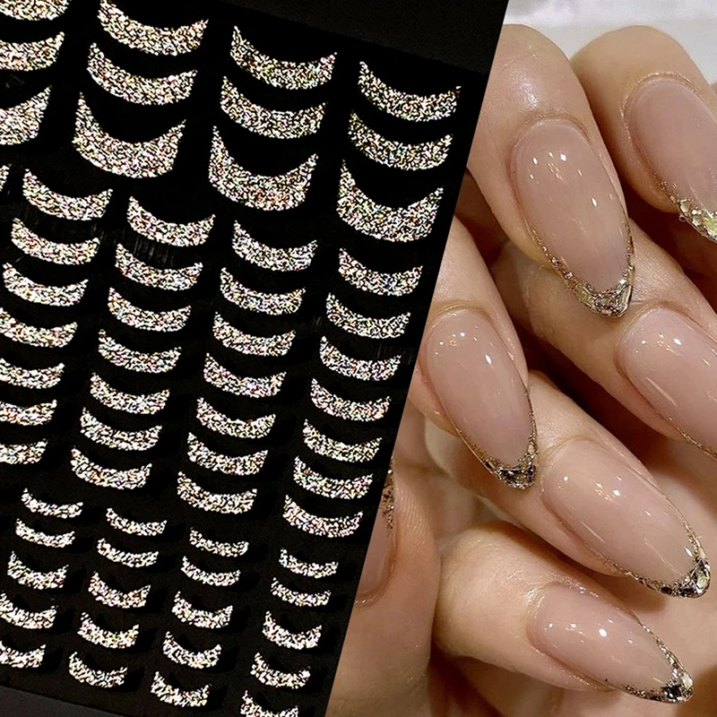 3D French Nail Decals Stickers Stripe Line French Tips Transfer Nail Art Decoration Gold Reflective Glitter Manicure Stickers
3D French Nail Decals Stickers Stripe Line French Tips Transfer Nail Art Decoration Gold Reflective Glitter Manicure Stickers