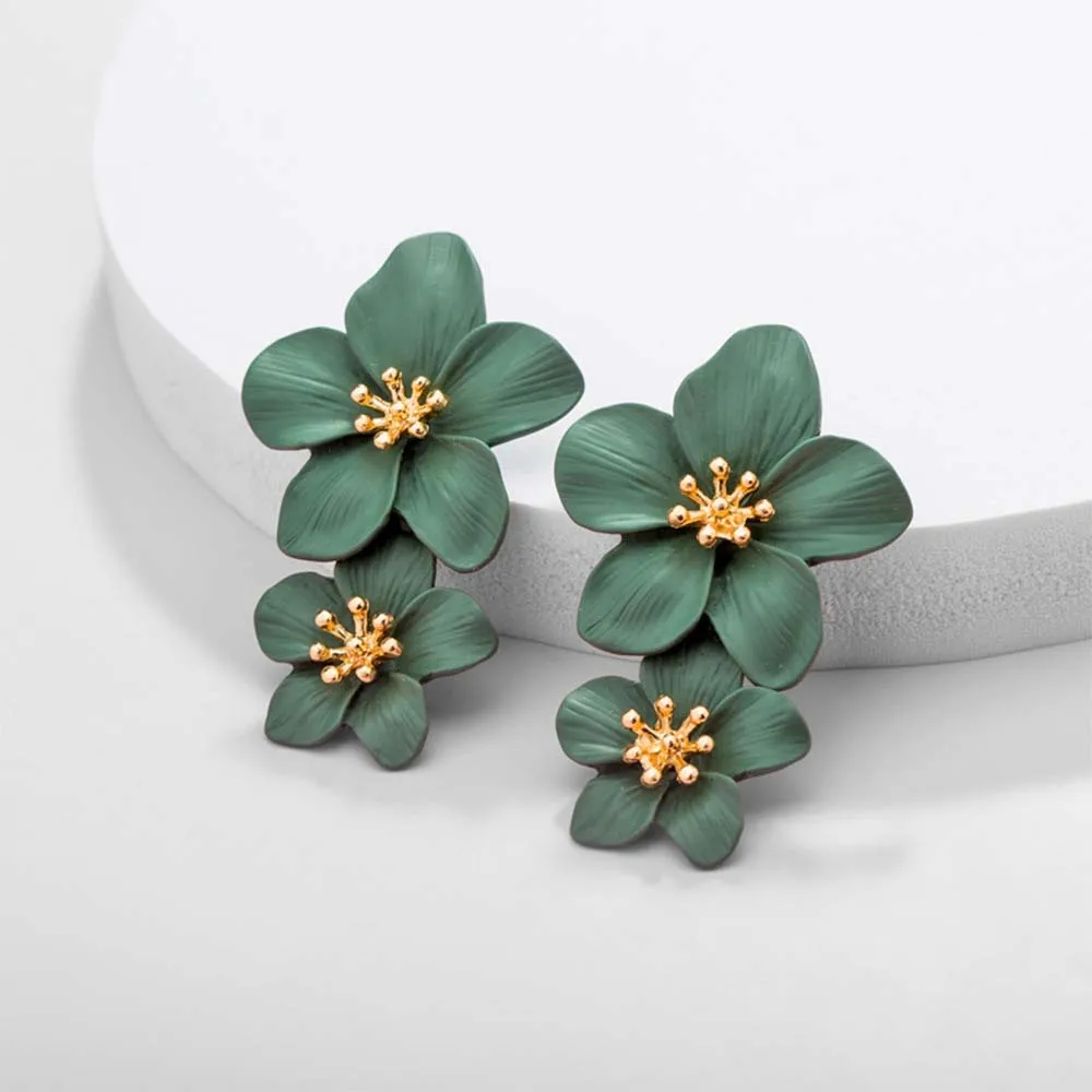 Korean Bohemia Geometric Long Flower Drop Earrings for Women New Flower Vintage Earring Wedding Jewelry
Korean Bohemia Geometric Long Flower Drop Earrings for Women New Flower Vintage Earring Wedding Jewelry