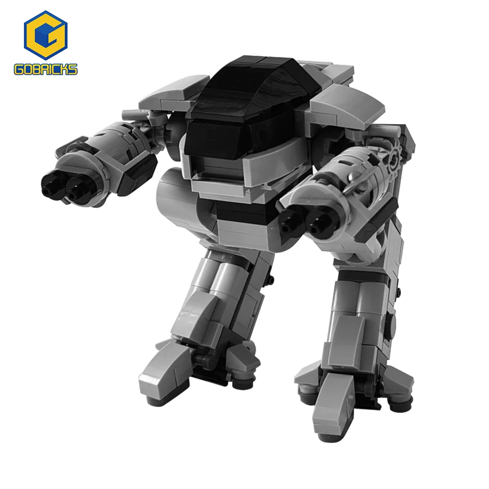 Gobricks Building Block ED 209 Robot Model Soldier Police Machinery Assemble Toy Christmas Present Children Birthday Gift Brick
Gobricks Building Block ED 209 Robot Model Soldier Police Machinery Assemble Toy Christmas Present Children Birthday Gift Brick