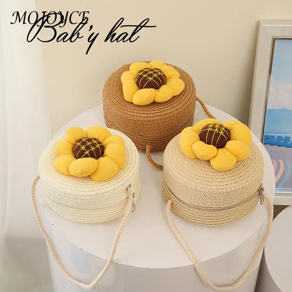 Round Kid Sunflower Straw Shoulder Bag Children Girl Fashion Summer Beautiful Messenger Bag Mini Coin Purse Cute Princes Handbag
Round Kid Sunflower Straw Shoulder Bag Children Girl Fashion Summer Beautiful Messenger Bag Mini Coin Purse Cute Princes Handbag