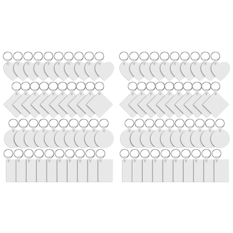 160Pcs Blank MDF Thermal Transfer Board Sublimation Printing Keyring Keychain For Heat Press Machine Gift Creative
160Pcs Blank MDF Thermal Transfer Board Sublimation Printing Keyring Keychain For Heat Press Machine Gift Creative