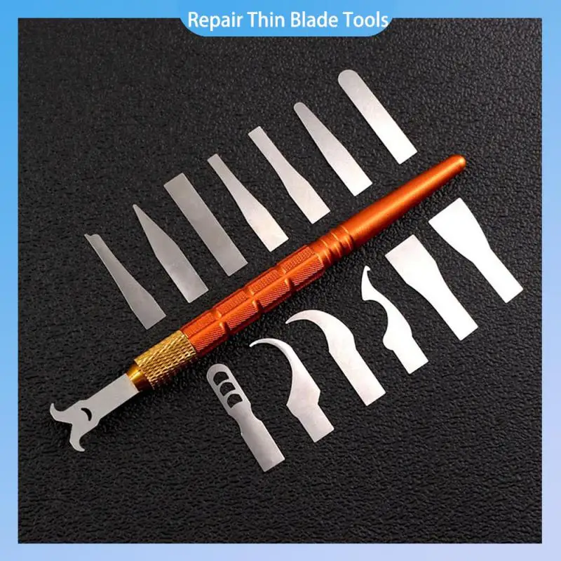 14 в 1 чип интегральной схемы Инструменты для ремонта тонкого лезвия для телефона компьютера процессора материнской платы жесткого диска печатной платы ремонтный нож изогнутое тонкое лезвие
14 в 1 чип интегральной схемы Инструменты для ремонта тонкого лезвия для телефона компьютера процессора материнской платы жесткого диска печатной платы ремонтный нож изогнутое тонкое лезвие