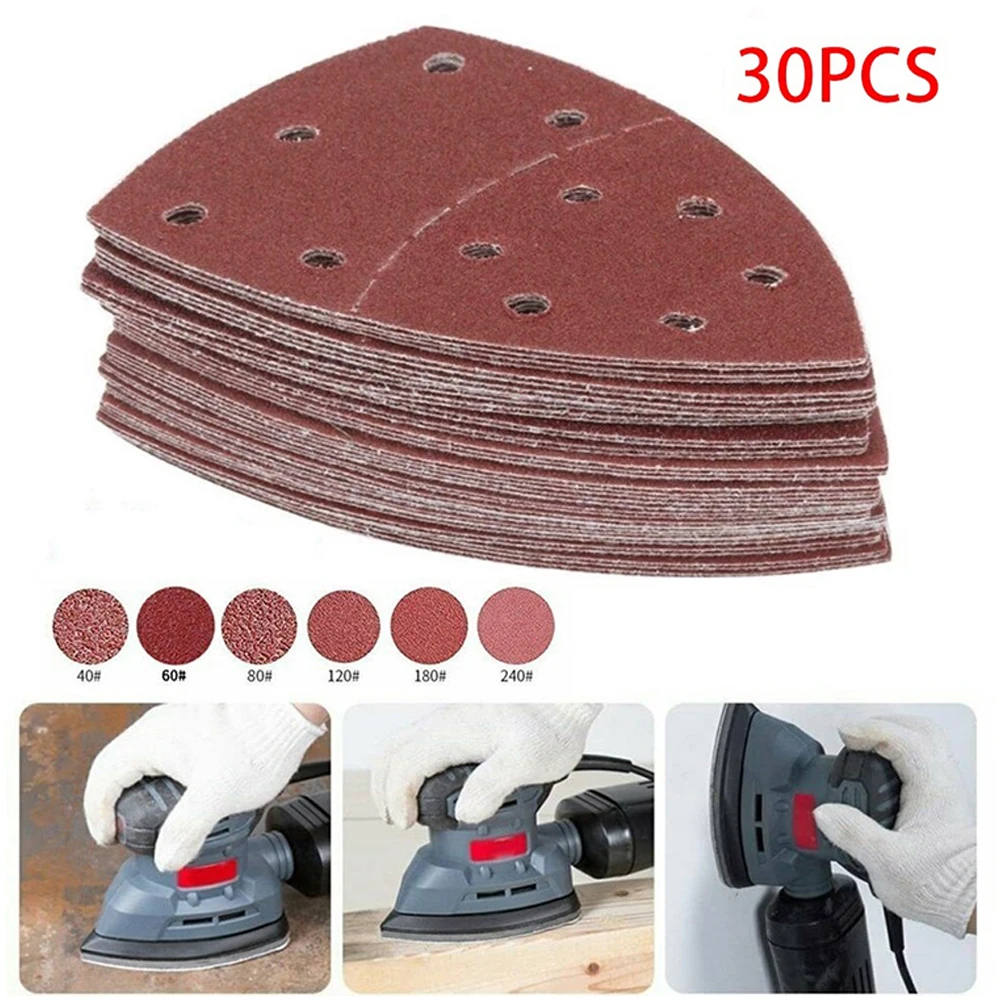30pcs Triangle Sanding Paper Sanding Sheets Triangle Mouse Detail Sander Pads 40 60 80 120 180 240 Grit Abrasive Tools
30pcs Triangle Sanding Paper Sanding Sheets Triangle Mouse Detail Sander Pads 40 60 80 120 180 240 Grit Abrasive Tools