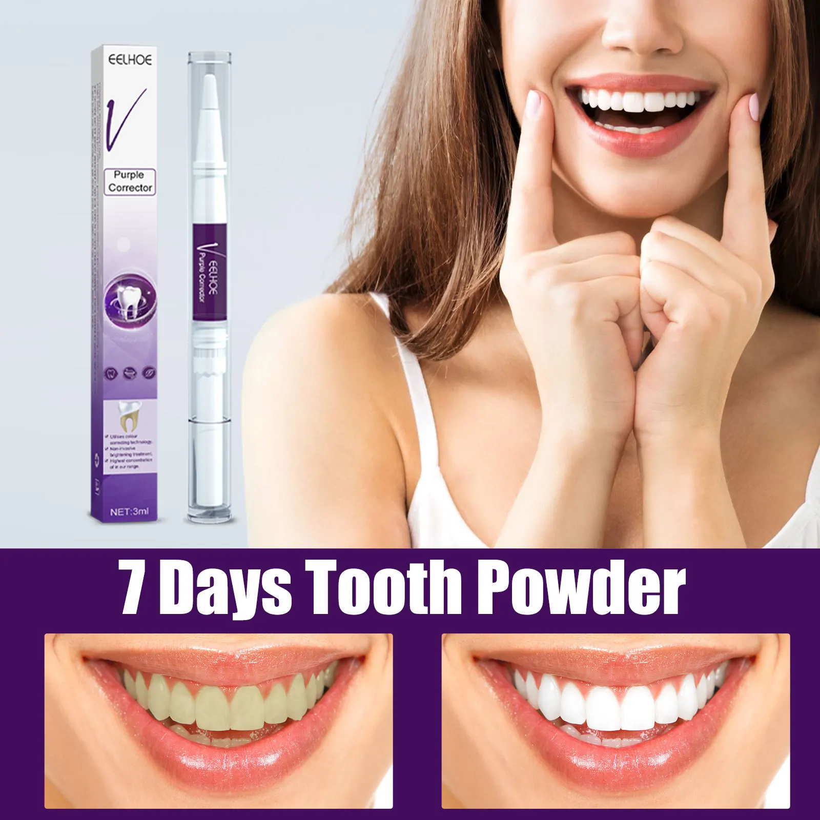Tooth Whitening Pen Portable Teeth Bleaching Gel Pen Whitening Teeth Cleaning Removal Stain Anti-Pigmentation Oral Care Tools
Tooth Whitening Pen Portable Teeth Bleaching Gel Pen Whitening Teeth Cleaning Removal Stain Anti-Pigmentation Oral Care Tools