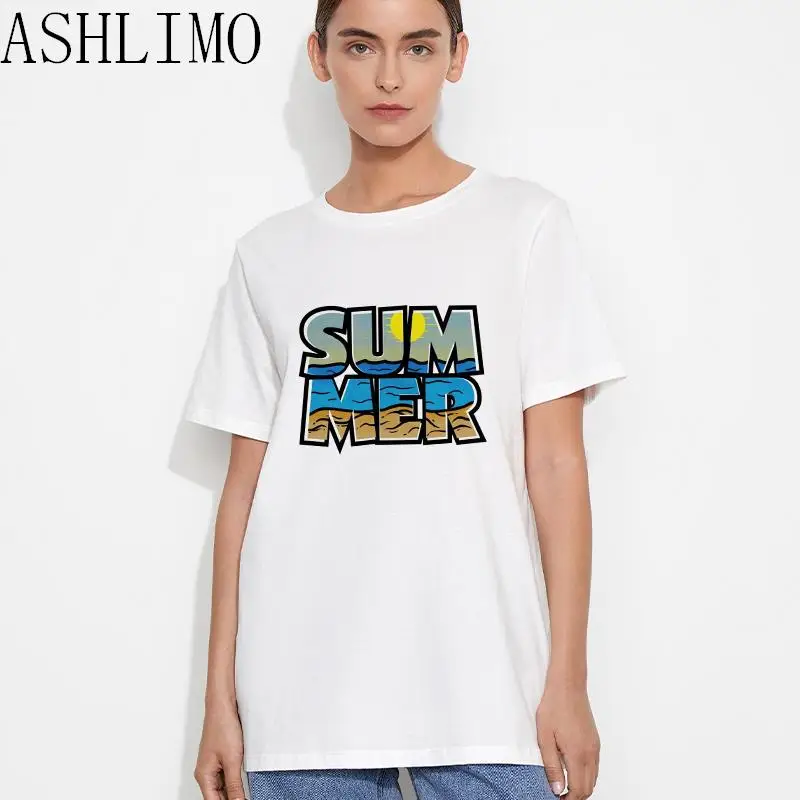 Oversized Tops Summer Beach Printed Clothing T-Shirts Female Casual Breathable Short Sleeve T-Shirt Loose Female Kawaii Y2k Top
Oversized Tops Summer Beach Printed Clothing T-Shirts Female Casual Breathable Short Sleeve T-Shirt Loose Female Kawaii Y2k Top