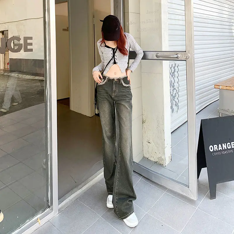 Spring 2023 Womens High Waist Women's Wide Leg Jeans Baggy Woman Denim Pants Jean Korean Fashion Jeans Ladies Trousers M01
Spring 2023 Womens High Waist Women's Wide Leg Jeans Baggy Woman Denim Pants Jean Korean Fashion Jeans Ladies Trousers M01
