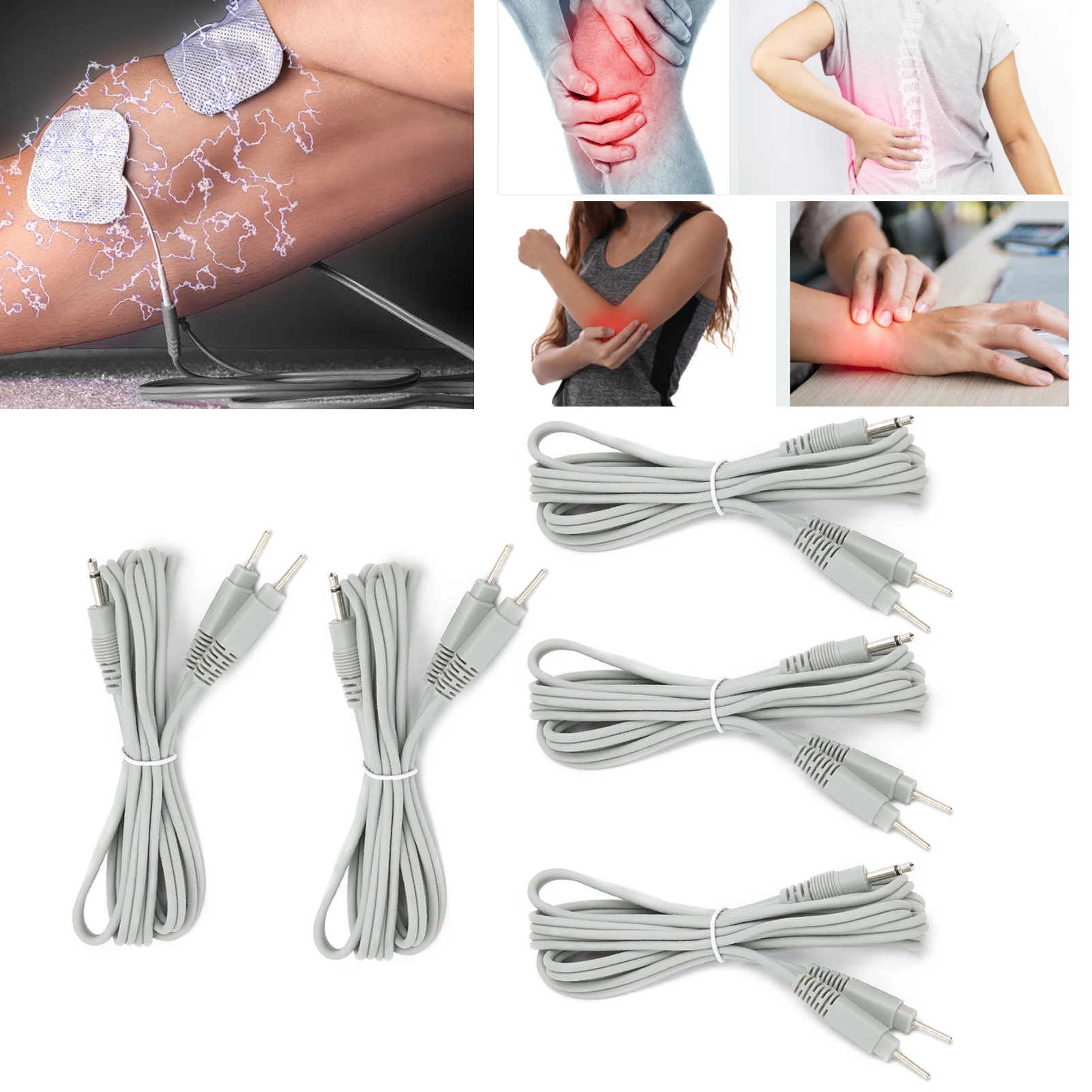 5 Pcs Compatible Lead Wires 4.9ft Replacement Electrotherapy Devices Health Care Equipment Accessories Medical Slimming Massager
5 Pcs Compatible Lead Wires 4.9ft Replacement Electrotherapy Devices Health Care Equipment Accessories Medical Slimming Massager