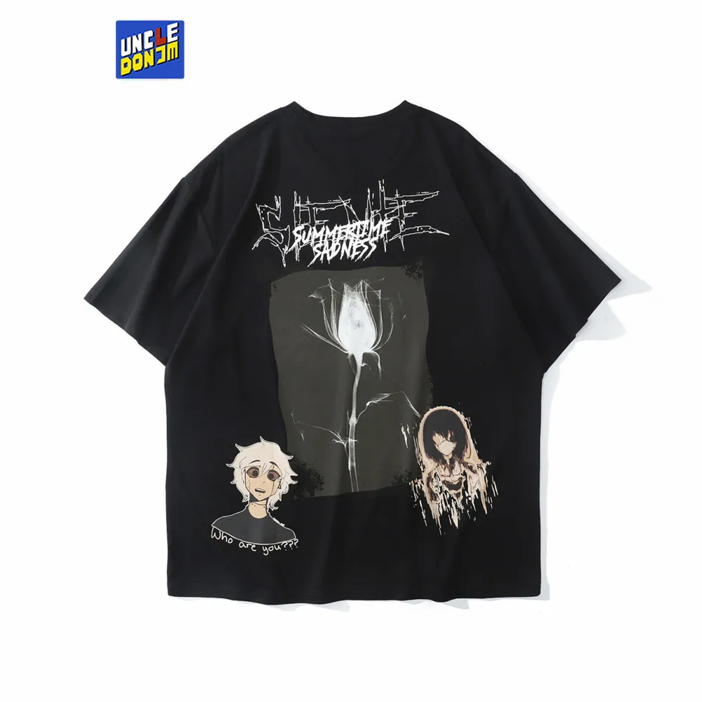 UNCLEDONJM Cartoon print short sleeve tee shirt high street hip hop graphic t shirts 2021 anime shirt tops tees
UNCLEDONJM Cartoon print short sleeve tee shirt high street hip hop graphic t shirts 2021 anime shirt tops tees