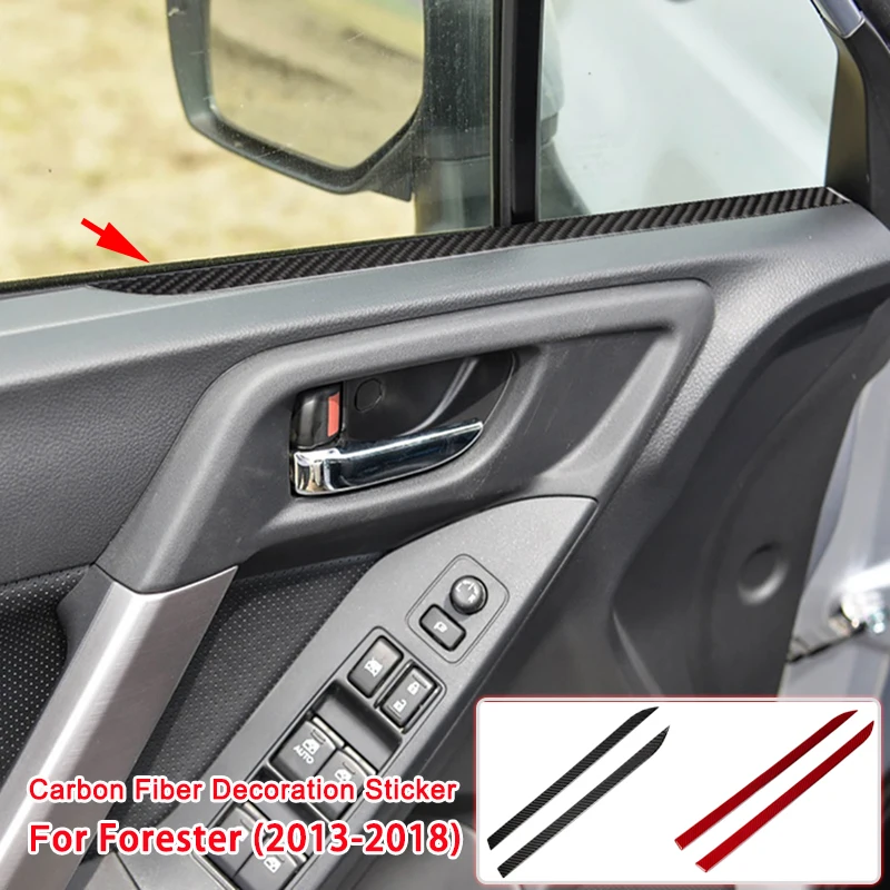Carbon Fiber Sticker for Subaru Forester Accessories 2013-2018 Car Door Stickers Interior Decoration Trim Carbon Fiber Stylings
Carbon Fiber Sticker for Subaru Forester Accessories 2013-2018 Car Door Stickers Interior Decoration Trim Carbon Fiber Stylings