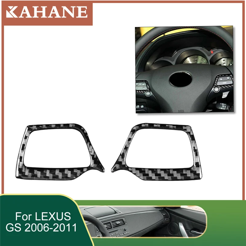 Автомобильные аксессуары для салона LEXUS GS 2006-2011, 2 шт., наклейки из углеродного волокна для автомобиля, кнопки на руль, декоративные
Автомобильные аксессуары для салона LEXUS GS 2006-2011, 2 шт., наклейки из углеродного волокна для автомобиля, кнопки на руль, декоративные
