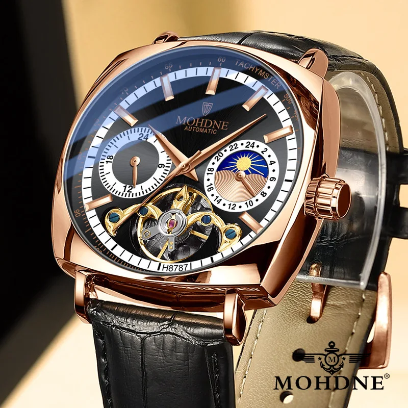 Mechanical Movement Design Bezel Gold Watch Men's Watch Top Brand Luxury Clown Big Bang Square Mechanical Watch
Mechanical Movement Design Bezel Gold Watch Men's Watch Top Brand Luxury Clown Big Bang Square Mechanical Watch