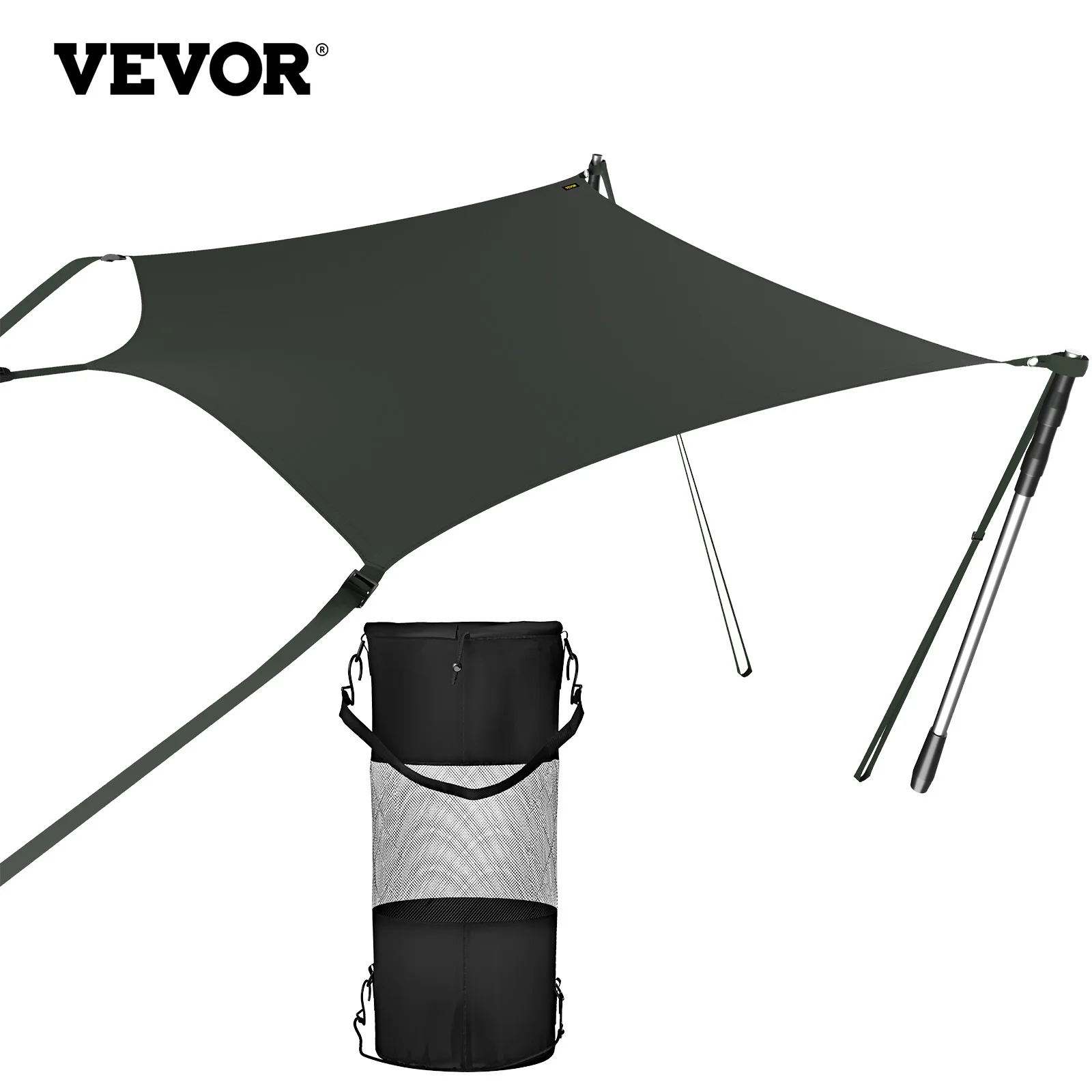 VEVOR T-top Shade Extension UV-proof 600D Polyester Kit with Rustproof Steel Telescopic Poles waterproof T-Tops & Bimini Top
VEVOR T-top Shade Extension UV-proof 600D Polyester Kit with Rustproof Steel Telescopic Poles waterproof T-Tops & Bimini Top