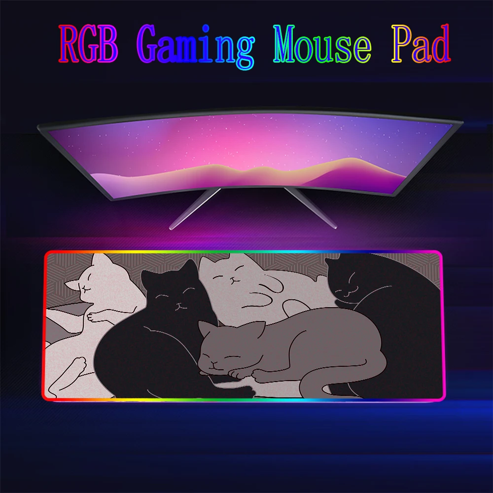 400x900MM Kawaii Cat Girl Game Mouse Pad Xxl RGB Illuminated Gaming Table Mat Computer Accessories Dormitory Decorative Desk Mat
400x900MM Kawaii Cat Girl Game Mouse Pad Xxl RGB Illuminated Gaming Table Mat Computer Accessories Dormitory Decorative Desk Mat