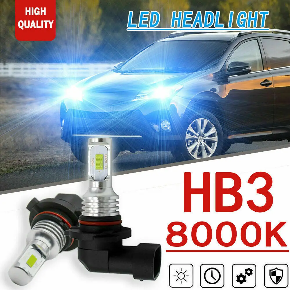 9005 HB3 High Beam LED Headlight Kit Ice blue For Toyota Sienna 2004-2020 4Runner 2010-2021 Camry 2007- 2014 Corolla 2001-2013
9005 HB3 High Beam LED Headlight Kit Ice blue For Toyota Sienna 2004-2020 4Runner 2010-2021 Camry 2007- 2014 Corolla 2001-2013