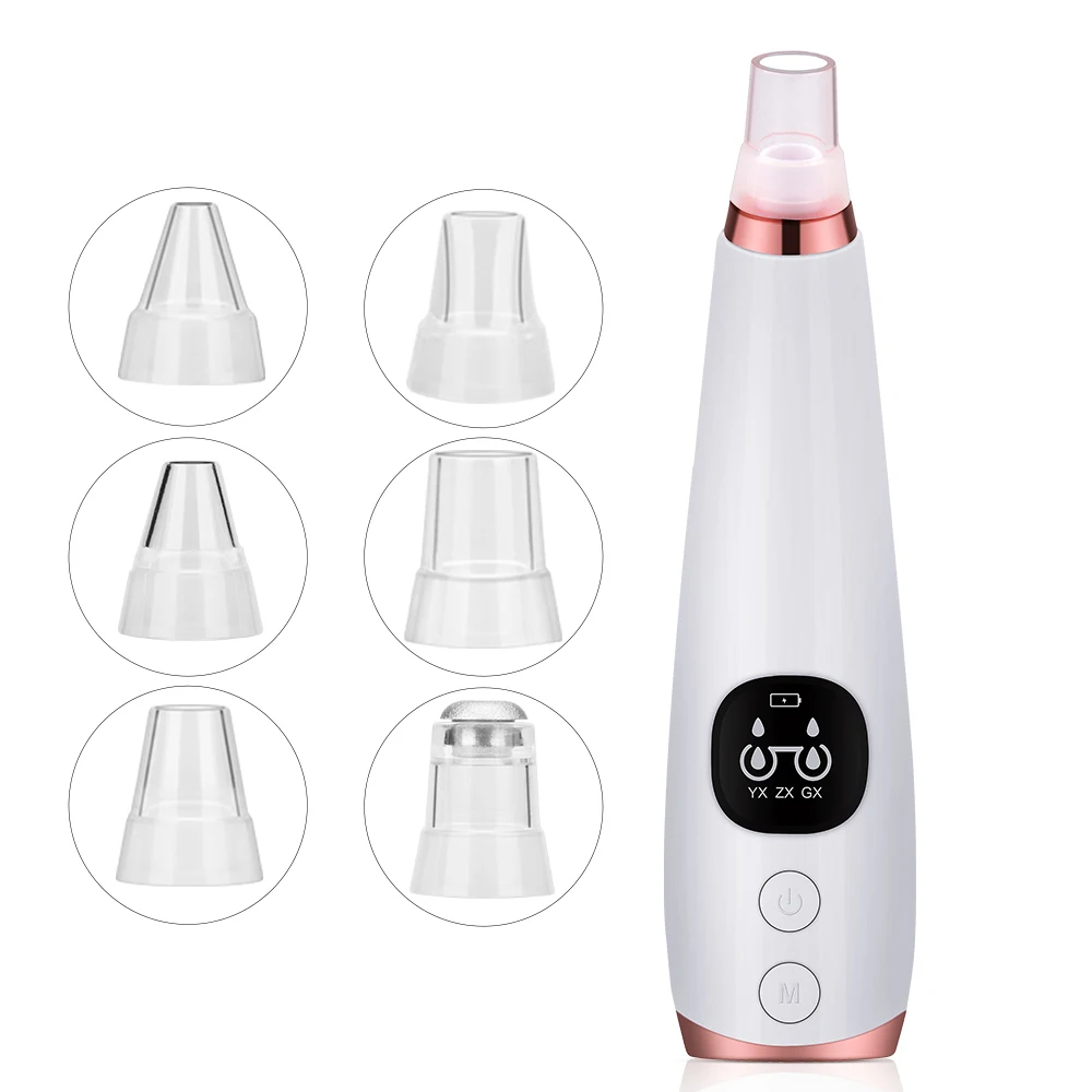 Pore Acne Pimple Removal Facial Cleaner Nose Blackhead Remover Deep Vacuum Suction Diamond T Zone Beauty Tool Face Household SPA
Pore Acne Pimple Removal Facial Cleaner Nose Blackhead Remover Deep Vacuum Suction Diamond T Zone Beauty Tool Face Household SPA
