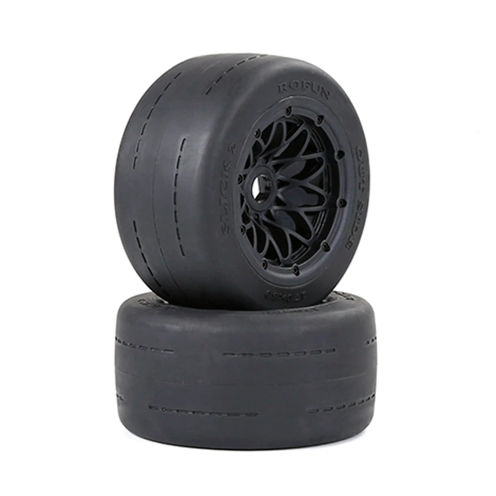 New Upgrade Bald Tire Rear Tire Assembly Set for 1/5 HPI ROVAN ROFUN KM BAJA 5B Rc Car Toys Parts 170X80mm,Black 
New Upgrade Bald Tire Rear Tire Assembly Set for 1/5 HPI ROVAN ROFUN KM BAJA 5B Rc Car Toys Parts 170X80mm,Black