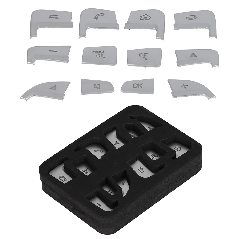Cover Trim Wheel Button Cover Car Accessories Steering Wheel Button Cover Car Cover Trim Car Interior Decoration ABS Silver
Cover Trim Wheel Button Cover Car Accessories Steering Wheel Button Cover Car Cover Trim Car Interior Decoration ABS Silver