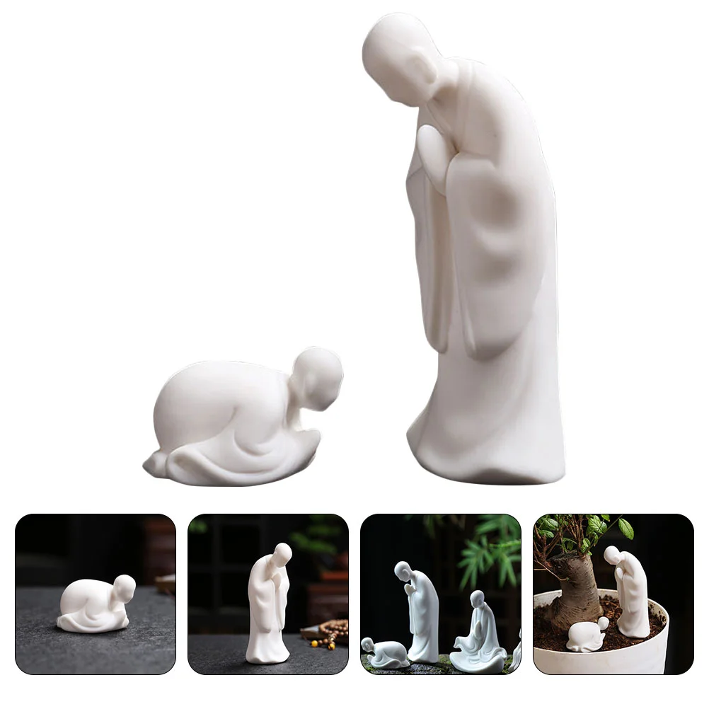Monk Statue Decor Figurine Little Desktop Tea Porcelain Car Mini Dashboard Garden Sculpture Decoration Ornament Lucky Chinese
Monk Statue Decor Figurine Little Desktop Tea Porcelain Car Mini Dashboard Garden Sculpture Decoration Ornament Lucky Chinese