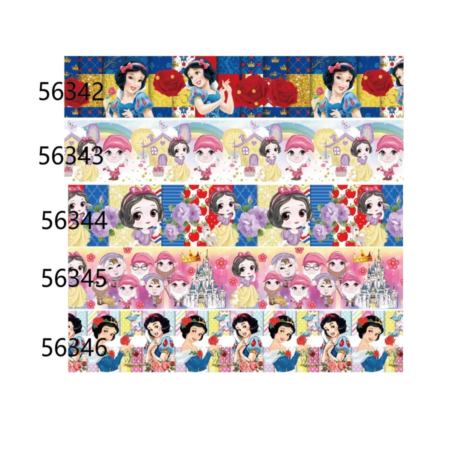 Disney Princess Snow White Ribbon Grosgrain Printed for 25MM 38MM DIY Decoration Hairbows
Disney Princess Snow White Ribbon Grosgrain Printed for 25MM 38MM DIY Decoration Hairbows