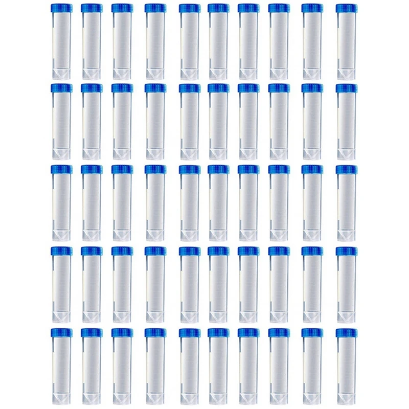 50PCS 50Ml Graduated Centrifuge Tubes, Laboratory Cryovials, Blue Screw Cap Centrifuge Tubes For Analysis
50PCS 50Ml Graduated Centrifuge Tubes, Laboratory Cryovials, Blue Screw Cap Centrifuge Tubes For Analysis