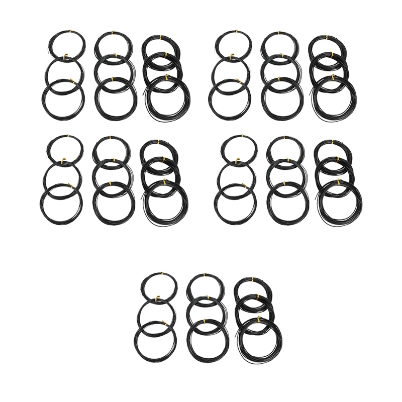45 Rolls Bonsai Wires Anodized Aluminum Bonsai Training Wire With 3 Sizes (1.0 Mm,1.5 Mm,2.0 Mm),Total 147 Feet (Black)
45 Rolls Bonsai Wires Anodized Aluminum Bonsai Training Wire With 3 Sizes (1.0 Mm,1.5 Mm,2.0 Mm),Total 147 Feet (Black)