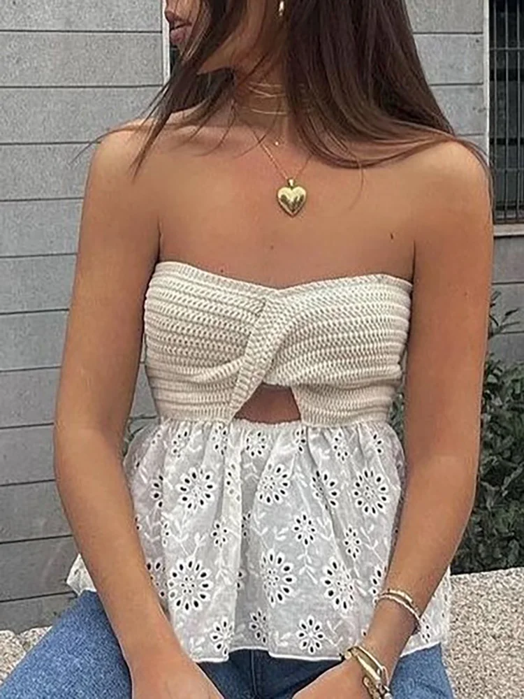 Solid Women Vest Sexy Sleeveless Hollow Out Tops Loungewear Sweet Holiday Ladies Shirts Summer Fashion Streetwear Dropshipping
Solid Women Vest Sexy Sleeveless Hollow Out Tops Loungewear Sweet Holiday Ladies Shirts Summer Fashion Streetwear Dropshipping