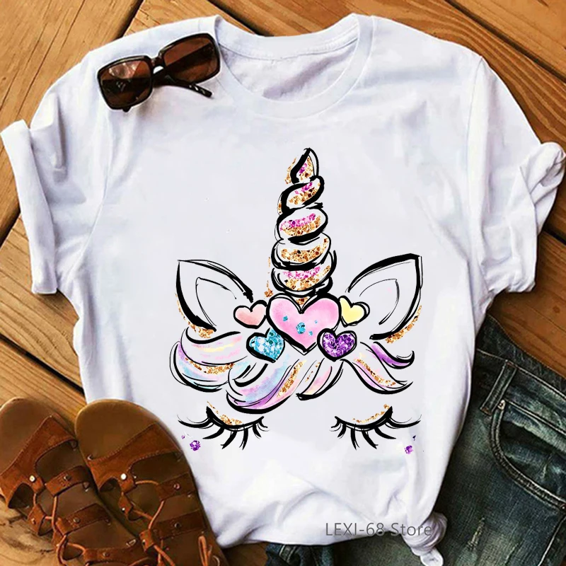 Kawaii Unicorn Girl Graphic Women T-Shirt You Are Magic Letter Print Streetwear Flowers Top Female Tshirt Harajuku Y2k Clothing
Kawaii Unicorn Girl Graphic Women T-Shirt You Are Magic Letter Print Streetwear Flowers Top Female Tshirt Harajuku Y2k Clothing
