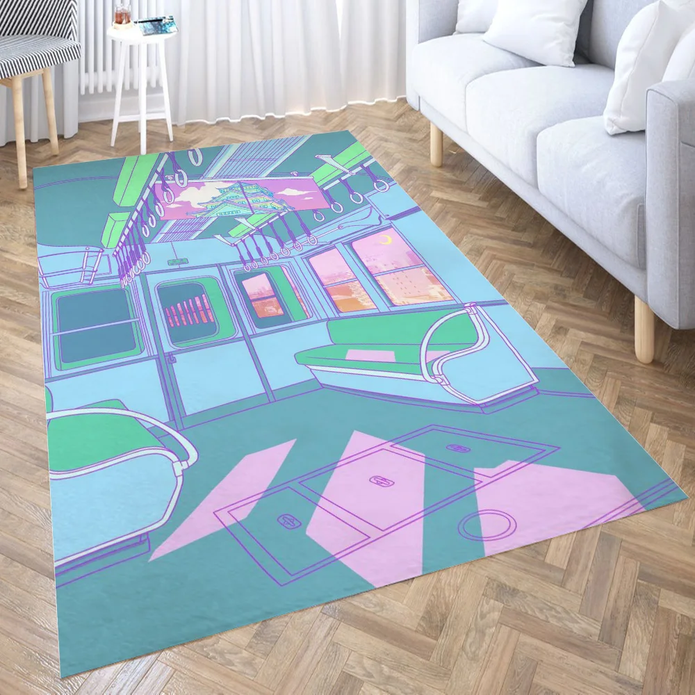 Tokyo Train Area Rug for Living Room Floor Mat Carpet for Bedroom Bedside Entrance Doormat Anti-slip Home Decor
Tokyo Train Area Rug for Living Room Floor Mat Carpet for Bedroom Bedside Entrance Doormat Anti-slip Home Decor