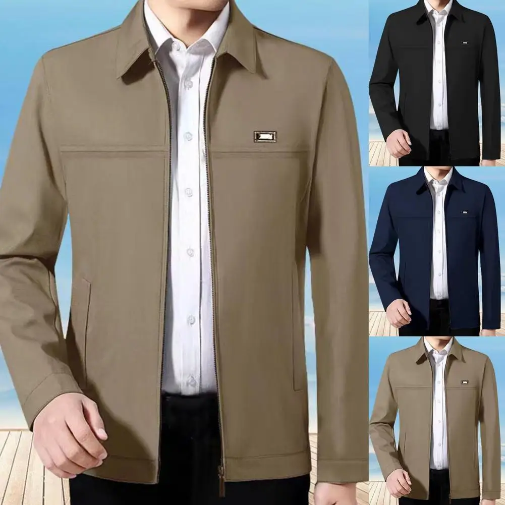 Fabulous Men Jacket Middle-aged Clothes Spring Coat Simple Leisure Men Coat Great Stitching
Fabulous Men Jacket Middle-aged Clothes Spring Coat Simple Leisure Men Coat Great Stitching
