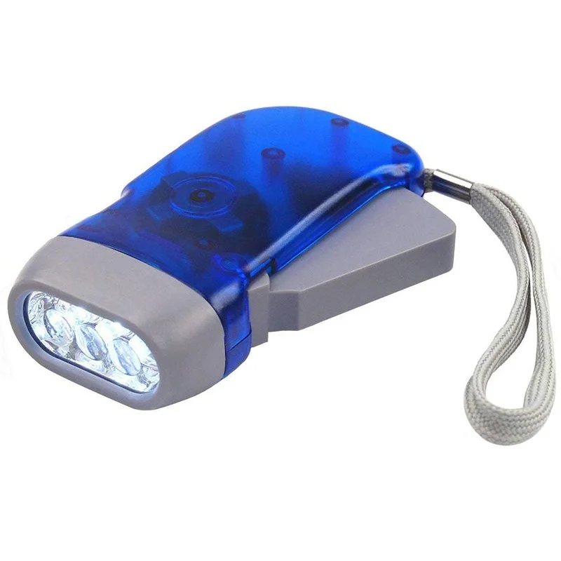 New 3 Led Hand Press Generator Crank Power Supply Clockwork Flashlight Flashlight Hand Crank Press Camping Light Home Outdoor
New 3 Led Hand Press Generator Crank Power Supply Clockwork Flashlight Flashlight Hand Crank Press Camping Light Home Outdoor