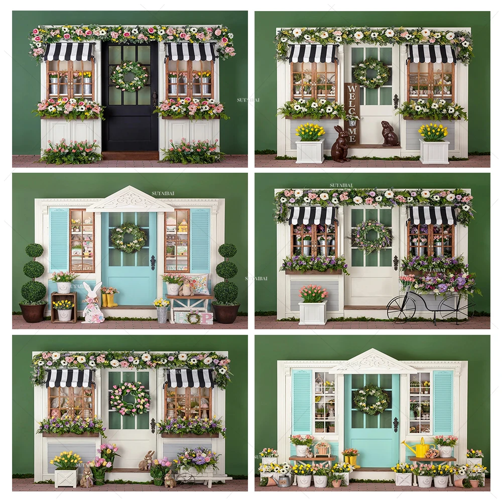 Spring Easter Shop Backdrops for Photography Fresh Flowers Bunny Eggs Wood Newborn Baby Child Portrait Photo Background Booth
Spring Easter Shop Backdrops for Photography Fresh Flowers Bunny Eggs Wood Newborn Baby Child Portrait Photo Background Booth
