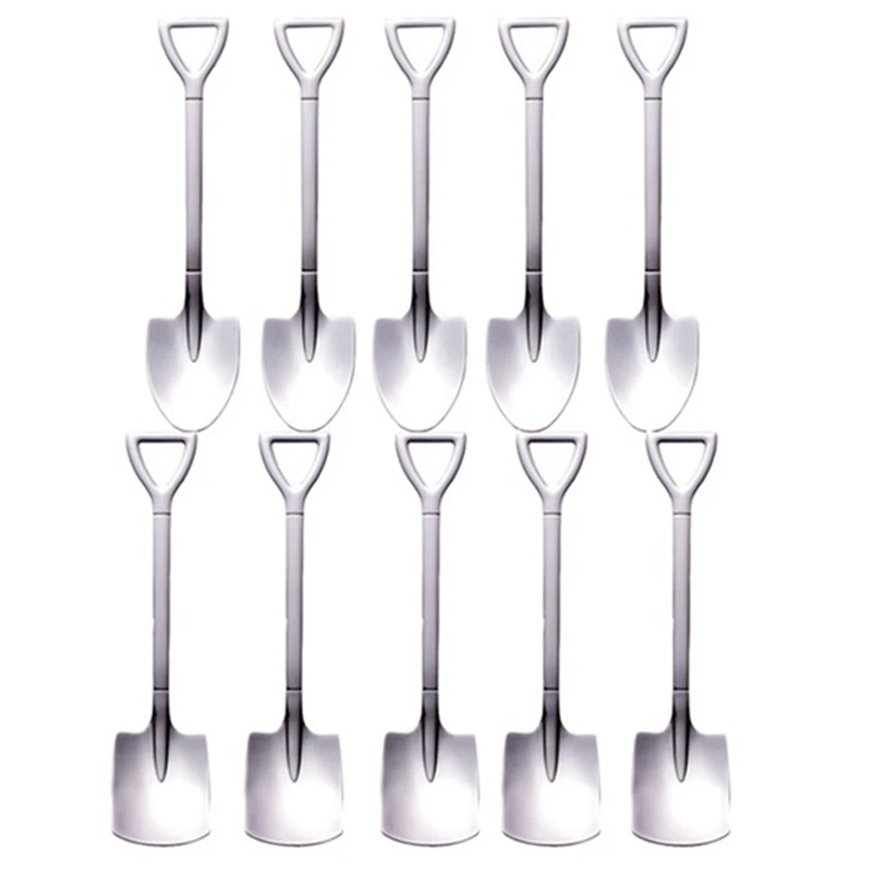 10PC Stainless Steel Shovel Coffee Spoon Set Tea Spoon Shovel Dessert Spoon Gift Tableware
10PC Stainless Steel Shovel Coffee Spoon Set Tea Spoon Shovel Dessert Spoon Gift Tableware