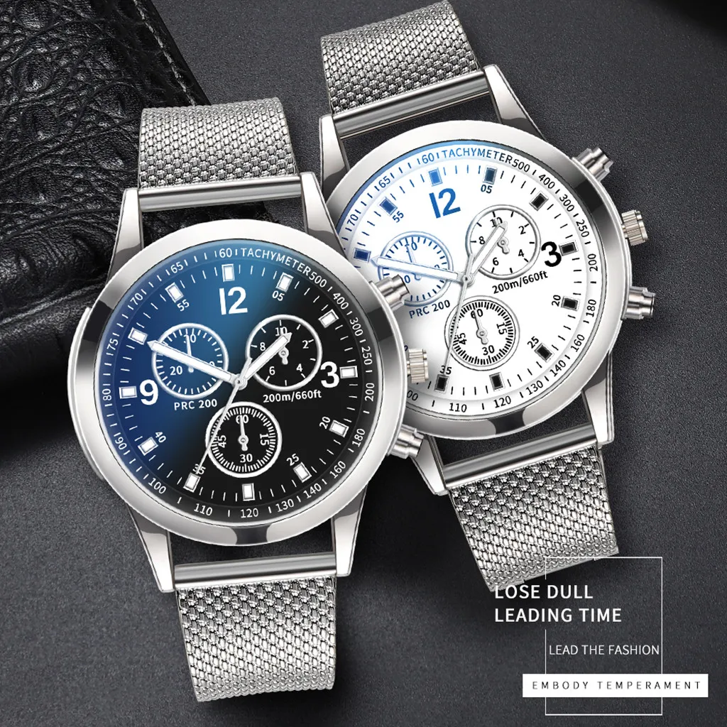 Fashion Luxury Stainless Steel Dial Men's Watch Round Quartz Wristwatches With Silicone Strap Business Men's Watch Relogio #S30
Fashion Luxury Stainless Steel Dial Men's Watch Round Quartz Wristwatches With Silicone Strap Business Men's Watch Relogio #S30