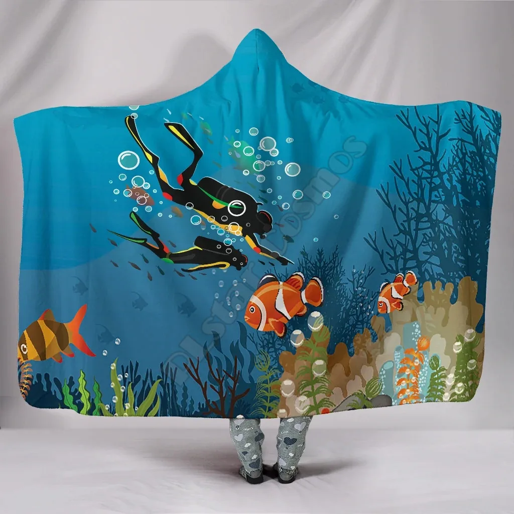 Scuba Hooded Blanket 3D Printed Hooded Blanket Adult child Sherpa Fleece Wearable Blanket Microfiber Bedding
Scuba Hooded Blanket 3D Printed Hooded Blanket Adult child Sherpa Fleece Wearable Blanket Microfiber Bedding