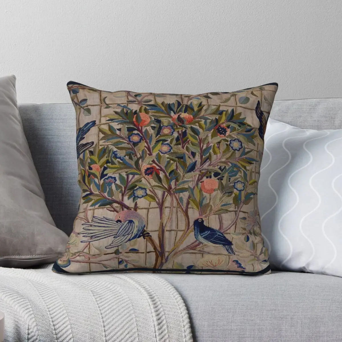 William Morris Kelmscott Trellis Embroidery Square Pillowcase Polyester Linen Velvet Printed Decor Home Cushion Case
William Morris Kelmscott Trellis Embroidery Square Pillowcase Polyester Linen Velvet Printed Decor Home Cushion Case
